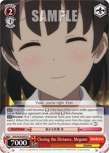 Closing the Distance, Megumi