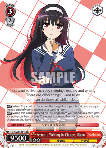 Scenario Writing In-Charge, Utaha