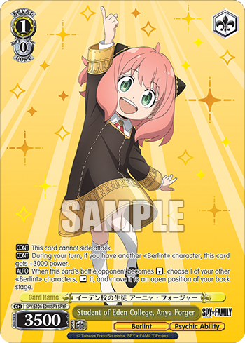 Student of Eden College, Anya Forger