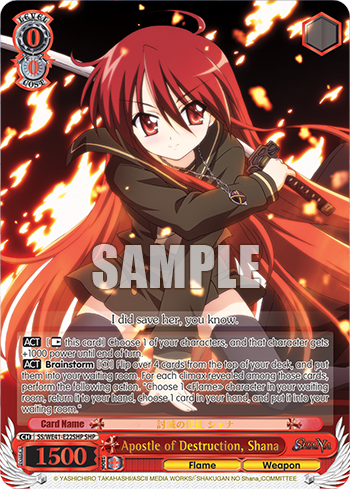 Apostle of Destruction, Shana