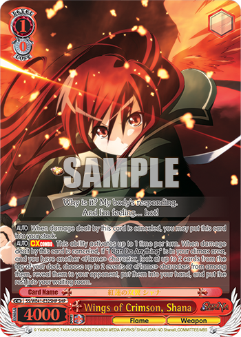 Wings of Crimson, Shana