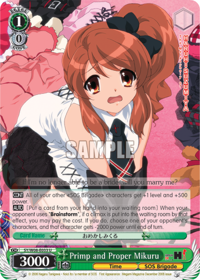 Primp and Proper Mikuru