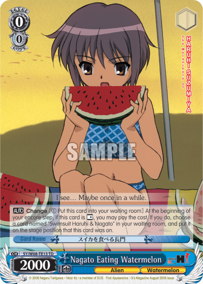 Nagato Eating Watermelon