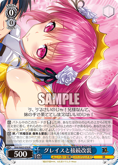 グレイスと接続改装
