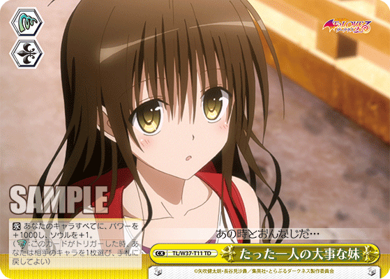 たった一人の大事な妹