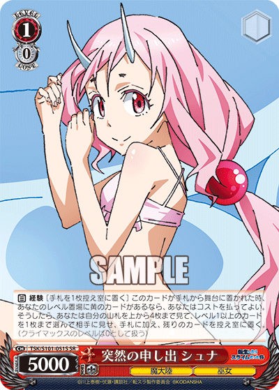 突然の申し出 シュナ