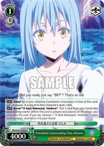 Friendship Transcending Time, Rimuru