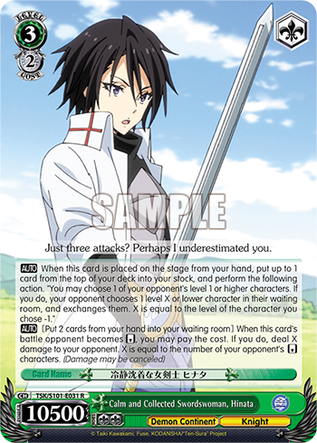 Calm and Collected Swordswoman, Hinata