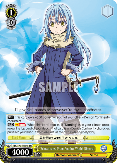 Reincarnated From Another World, Rimuru