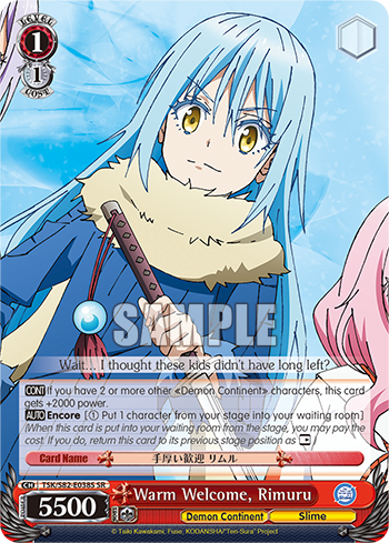 Warm Welcome, Rimuru