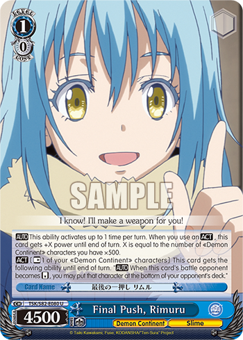 Final Push, Rimuru