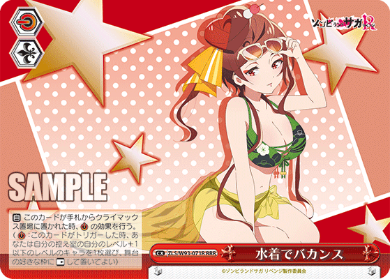 水着でバカンス